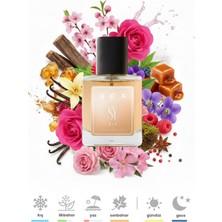 BEX 213 - Sy 50 ml Kadın Parfüm Aromatik Koku ile Temiz Cilt İçin Uygun