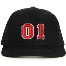 PataCute 01 Numara Kabartmalı Snapback Şapka
