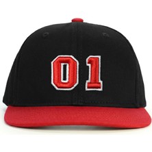 PataCute 01 Numara Kabartmalı Snapback Şapka