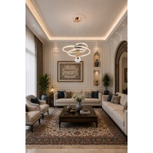 Gusto Lighting Alora LED Sarkıt Avize Gold ,3 Renk Yanabilen Modern Avize,salon LED Avize