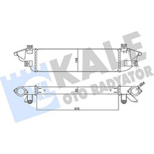 Kale Mixdepo Intercooler Mitsubishi L200-TRITON Al/pl/brz 50 mm