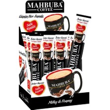 Mahbuba 2si1 Arada Şekersiz Sütlü Köpüklü Hazır Kahve 24x9,5gr