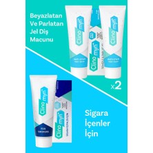 Clinomyn Smokers 75 ml + Temizle Parlat Diş Beyazlatan ve Parlatan Fresh Jel Diş Macunu 75 ml x 2