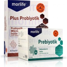 Morlife Mor Life Plus Probiyotik & Mor Life Prebiyotik Saşe Ikili Set