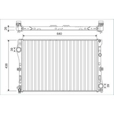 Valeo Mixdepo Motor Su Radyatoru Mercedes W205 C205 A205 S205 W213 C238 A238 S213