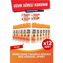 Sinkov Kovucu Deo Sprey 12'li Eko Set - Sinek Kene Yakarca Uzun Süre Koruma 12X100ML