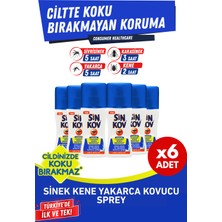 Sinkov Comfort Kovucu Sprey 6'lı Eko Set - Sinek Kene Yakarca - Ciltte Koku Bırakmayan Koruma 6X100ML