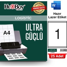 Herboy HB-1100 210 x 280 mm A4 Laser Etiket (25 Adet)