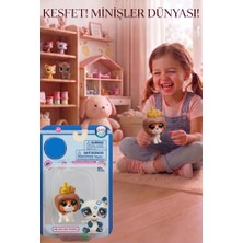 Farbu Oyuncak 3 Parça Minişler Pet Shop Işıklı Toplu Kutulu Tekli Oyuncak Figürü - Bal Kavanozu Şapkalı Köpek