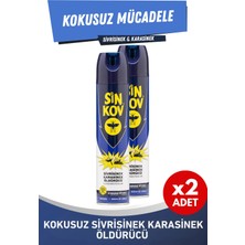 Sinkov Öldürücü Sprey 2'li Eko Set - Sivrisinek Karasinek Kokusuz Mücadele 2X300ML