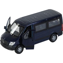 Welly Metal Mercedes Sprinter Minibüs Lacivert 12 cm Gerçekçi Detaylarla Dayanıklı Oyuncak Araç