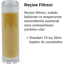 Su Arıtma Shell Kablı 10 Inç Kireç Önleyici Reçine Filtresi