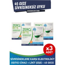 Zerobite Elektrolikit Takım 3'lü Eko Set - Sivrisineklere Karşı 45 Gece Koruma 3x(Makine + 30ML Likit Şişe)