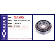 Bescher Mixdepo Arka Teker Rulmani Diş R12 1982- Em