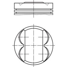 Mahle Mixdepo Piston Segman 73.40MM Std Corsa D-E-Adam-Eo 1.2 16V Euro5 A12XER-XEL-B12XEL 63KW 86PS