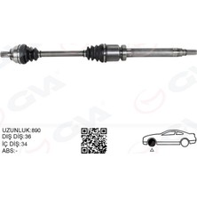 GVA Mixdepo Ön Aks Komple Sağ Focus Ii 04-09 1.6 Tdci Cvt Otom. Dizel