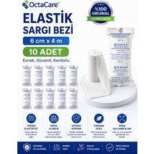 Octacare Elastik Sargı Bezi 6 cm * 4 mt 10 Adet