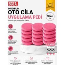 Bgea Premium Oto Cila Uygulama Pedi 10 cm Pembe (15 Adet)
