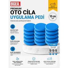 Bgea Premium Oto Cila Uygulama Pedi 10 cm Mavi (15 Adet)