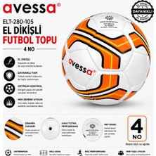 Avessa ELT-280-104 El Dikişli Futbol Topu No4 Sarı