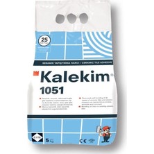 Kalekim 1051 Seramik Yapıştırma Harcı 5 kg Beton Yüzeyler İçin Yüksek Yapışma Gücü