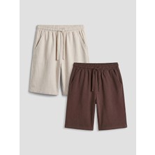 LC Waikiki Lcw Kids Kahverengi Şort