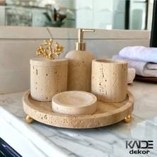 Miarik Design 5'li Mermer Banyo Seti