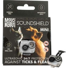 ‎Max & Molly Urban Pets Max & Molly Soundshield Mını Ultrasonik Pire ve Kene Kovucu Tasma - Siyah