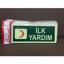Starline Fosforlu Fotolümen Ilk Yardım Ikaz Levhası -  ( 4 Adet)