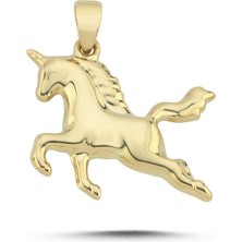 Koçak 14 Ayar Unicorn Altın Kolye Ucu