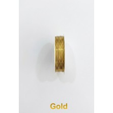 Hobi Dünyası Evim 1 Adet 0.3 mm Çiçek Teli Bükülebilir Metal Tel (~20 Metre) - Gold