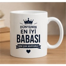 Kadorex Design Babalar Günü Hediye Kupası – Babama Özel Anlamlı Baskılı Kupa Bardak