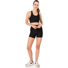 Obje Kadın Siyah Çapraz Askılı Sporcu Bralet