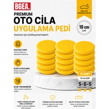 Bgea Premium Oto Cila Uygulama Pedi 10 cm Sarı (15 Adet)