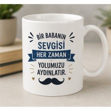 Kadorex Design Babalar Günü Hediye Kupası – Babama Özel Anlamlı Baskılı Kupa Bardak