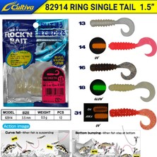 Owner 82914 Ring Single Tail 3.5 cm Lrf Silikon Yem