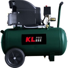 KL Pro KLK50 2HP 50Lt 8Bar Hava Kompresörü 50 lt Hava Hacmi 8 bar Basınç 2 hp Motor Gücü