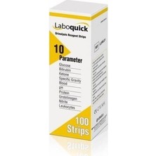 Laboquick İdrar Analiz Stribi ( 10 PARAMETRE-100 Test )