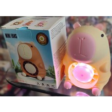 Ada Çanta Kırtasiye Capybara Figürlü Işıklı Fan/vantilatör (10CM) Bej ST4990982