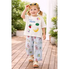 Dundee Kids Kız Çocuk Fruits Baskılı Ikili Alt Üst Set