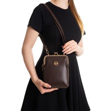 Newish Polo Kadın Siyah Çapraz Klipsli Şık Moda Omuz Çantası NEWPOLO383
