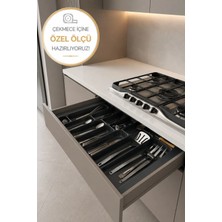 Fullaks Akrilik Çekmece İçi Kaşıklık 70x49 Kumlu Yüzey