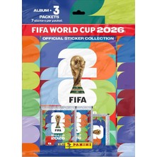 Panini FIFA World Cup 2026 Sticker Collection Soft Album 3 Paket 21 Çıkartma İle Eğlenceli Oyun