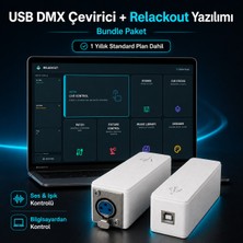 USB Dmx Bundle Paket – USB Dmx Çevirici + 1 Yıllık Ses & Işık Kontrol Yazılımı