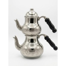 Aura Copper Bakır Çaydanlık El Işleme Üzüm Desen Küçük Boy (1mm Bakır) Bronz ve Rose