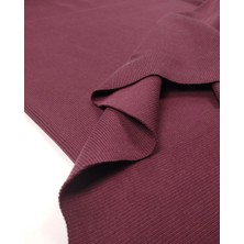Kumaş Parça Bordo Kaşkorse Ribana Kumaş Esnek Yumuşak Bodylik & Bluzluk 110X130CM