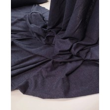 Kumaş Parça Lacivert Penye Örme Kumaş Ince Esnek Yumuşak Tişörtlük & Bluzluk En: 140CM