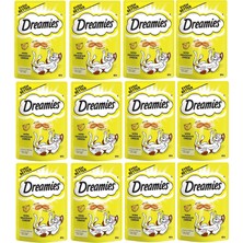 Dreamies Cheese Peynirli Kedi Ödül Maması 60 gr x 12 Adet
