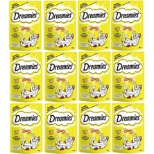 Dreamies Cheese Peynirli Kedi Ödül Maması 60 gr x 12 Adet