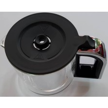 Karaca Çaysever Robotea Crom Cam Demlik Siyah Renkli Dayanıklı Tasarım ve Kolay Kullanım